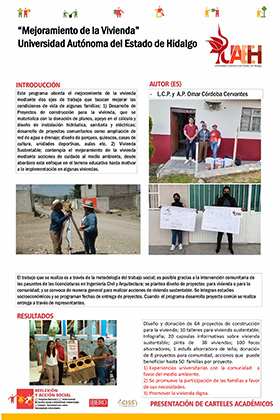 Mejoramiento de la vivienda. Universidad Autónoma de Hidalgo